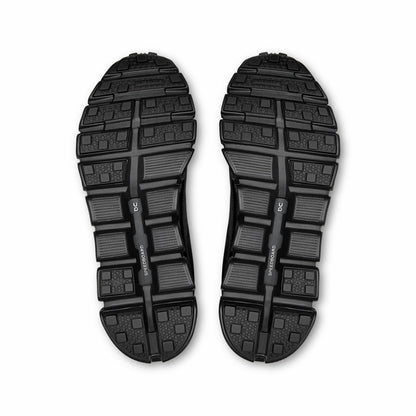 On United States Quality | Women's Cloud 6 Geo Waterproof - Black/Black