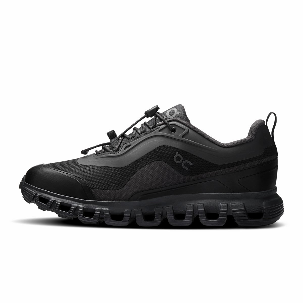 On United States Quality | Women's Cloud 6 Geo Waterproof - Black/Black