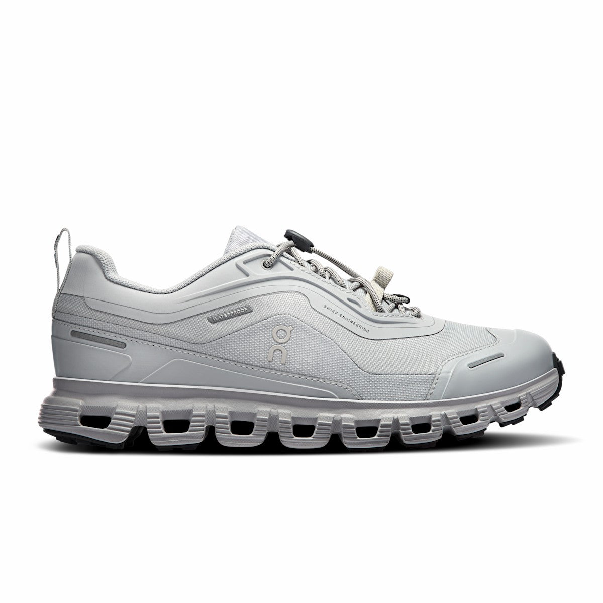 On United States Quality | Women's Cloud 6 Geo Waterproof - Black/Black
