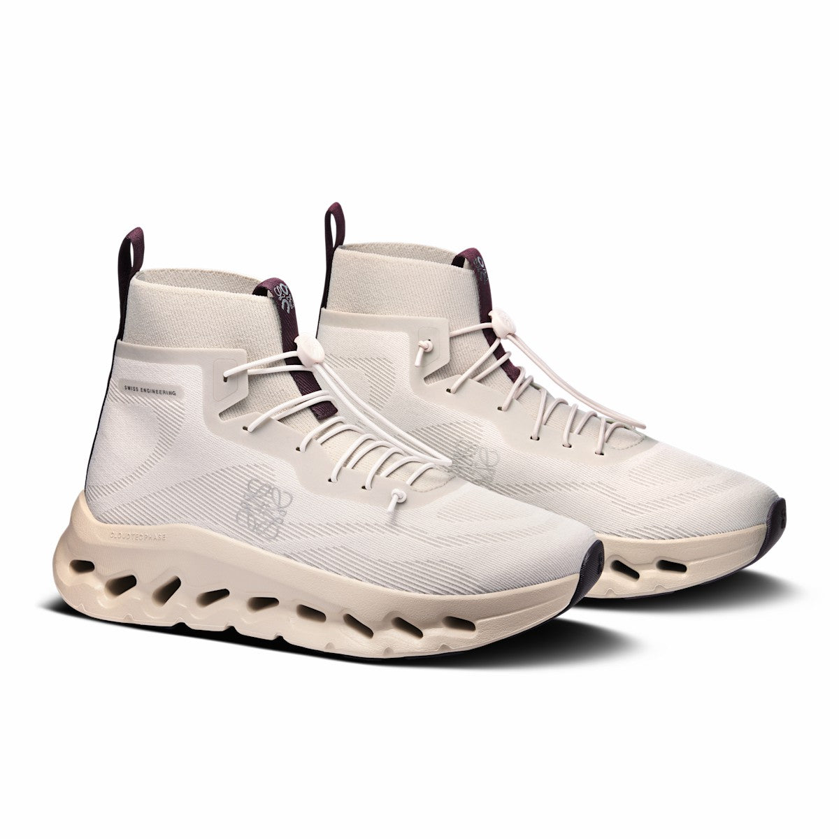 On United States Sale | Women's Cloudtilt Hi LOEWE - Sand/Oatmeal/Plum