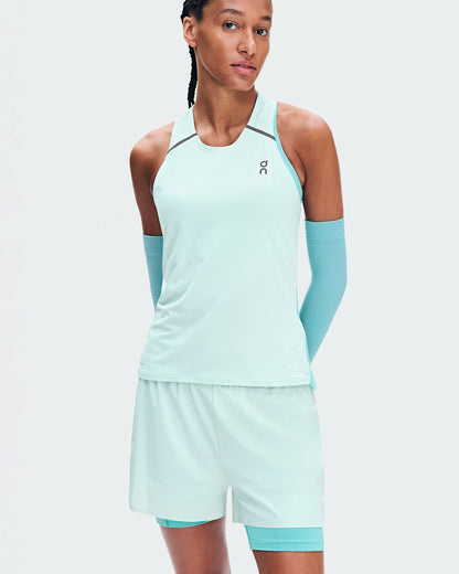 On United States Essential | Women's Performance Tank - Flurry/Aquamarine