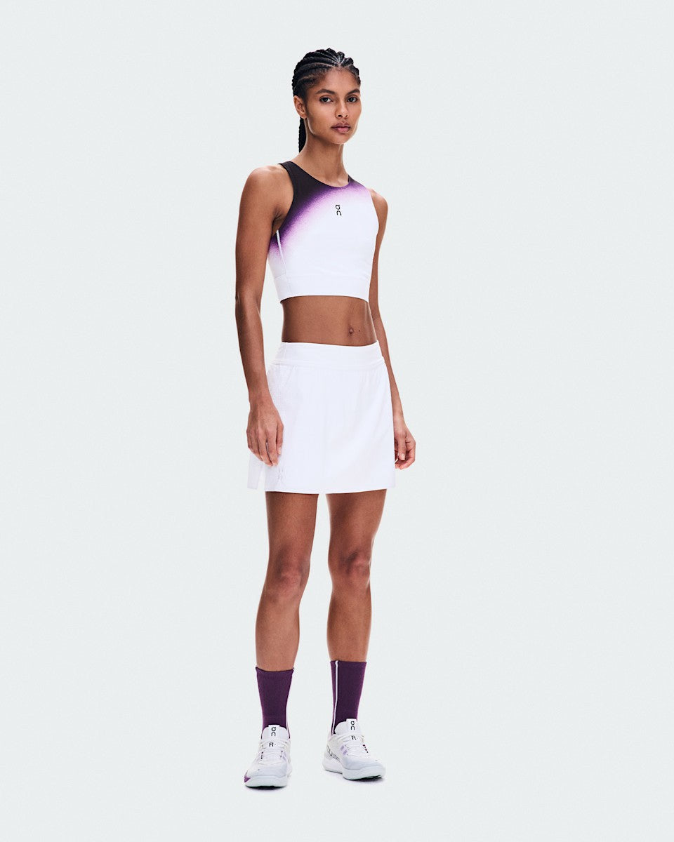 On United States Hot Sale | Women's Court Crop Top Swing - White/Cassis