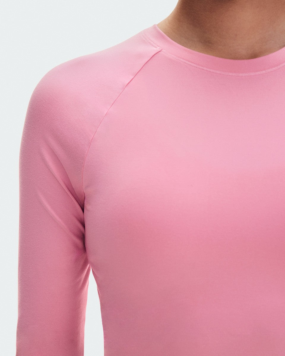 On United States Best Seller | Women's Studio Long-T Crop - Magnolia