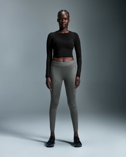 On United States Exclusive | Women's Studio Long-T Crop - Black