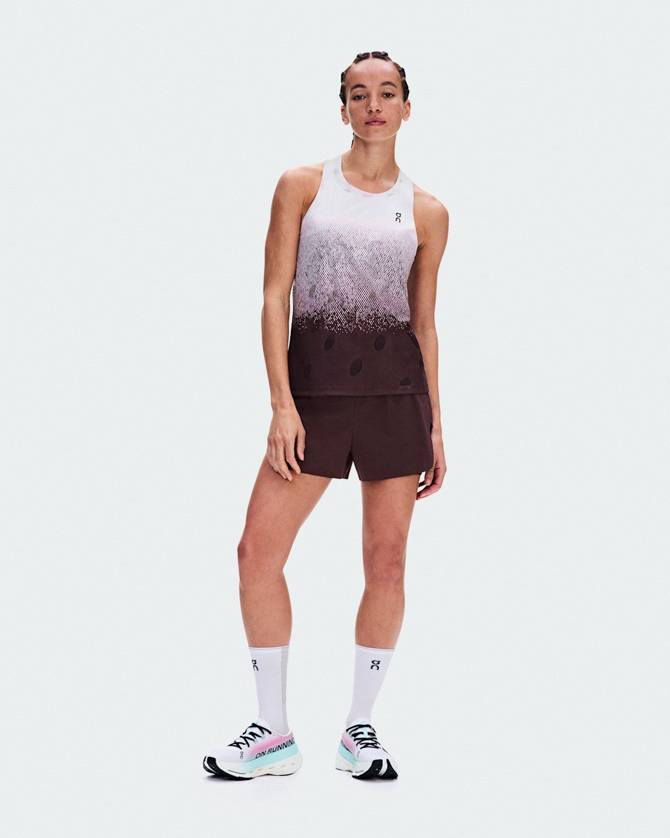 On United States Premium | Women's Zero Tank Breathe - Foxglove/White