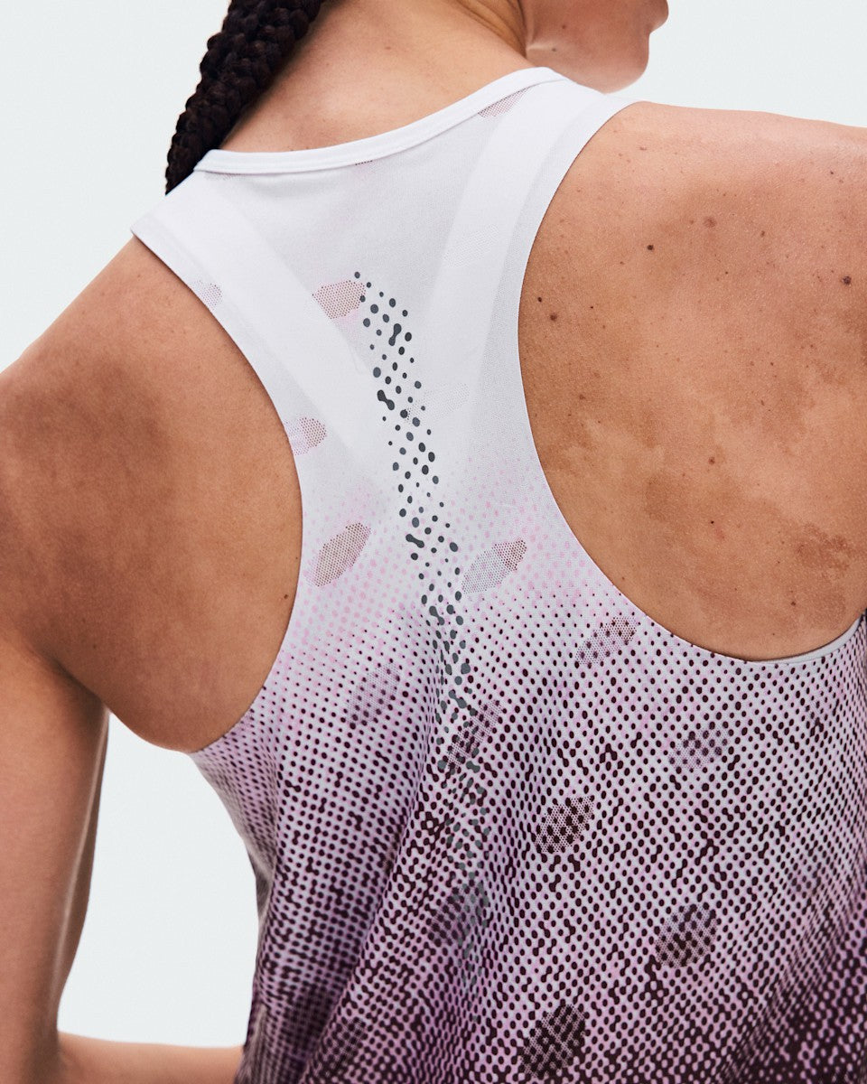 On United States Premium | Women's Zero Tank Breathe - Foxglove/White