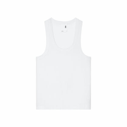 On United States Signature | Women's All-Day Ribbed Tank - White