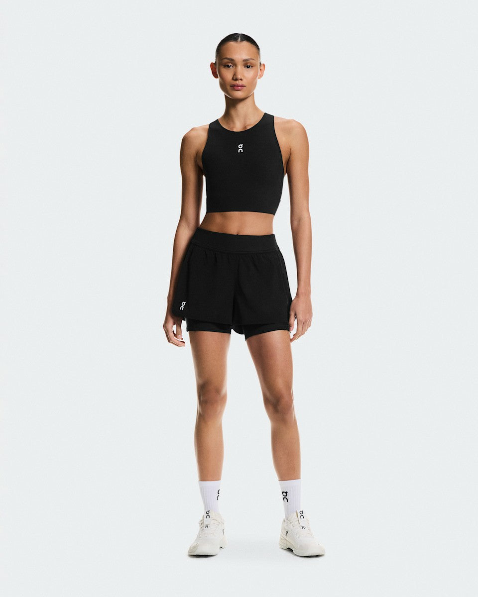 On United States Smart Buy | Women's Court Crop Top - Black
