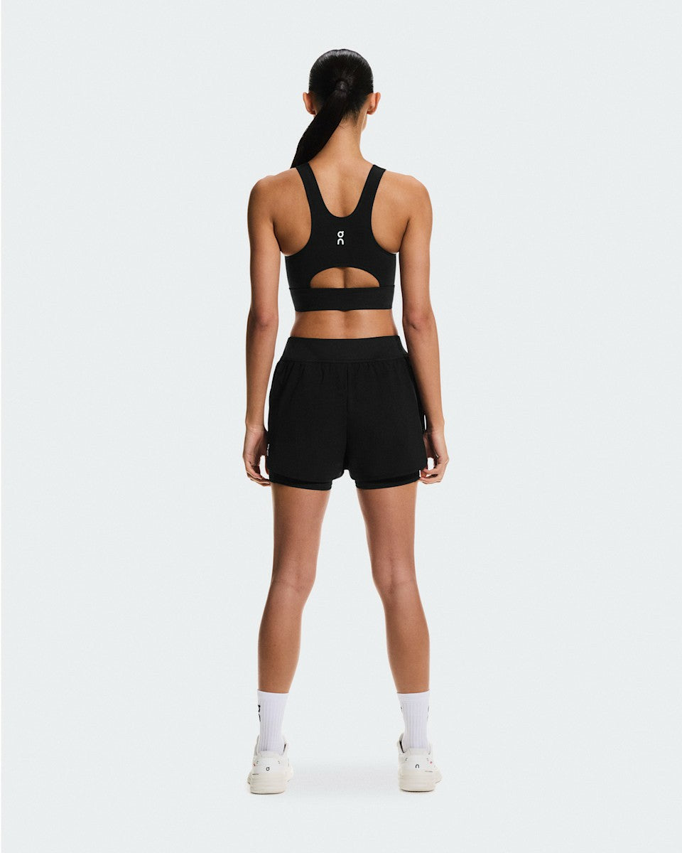 On United States Smart Buy | Women's Court Crop Top - Black