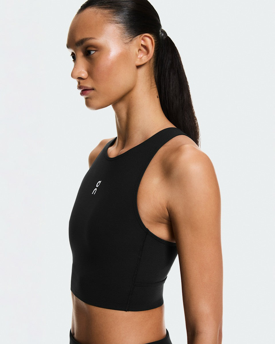 On United States Smart Buy | Women's Court Crop Top - Black