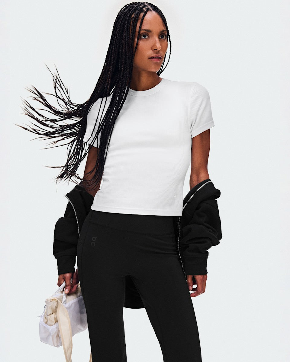 On United States New | Women's All-Day Ribbed T-Shirt - White