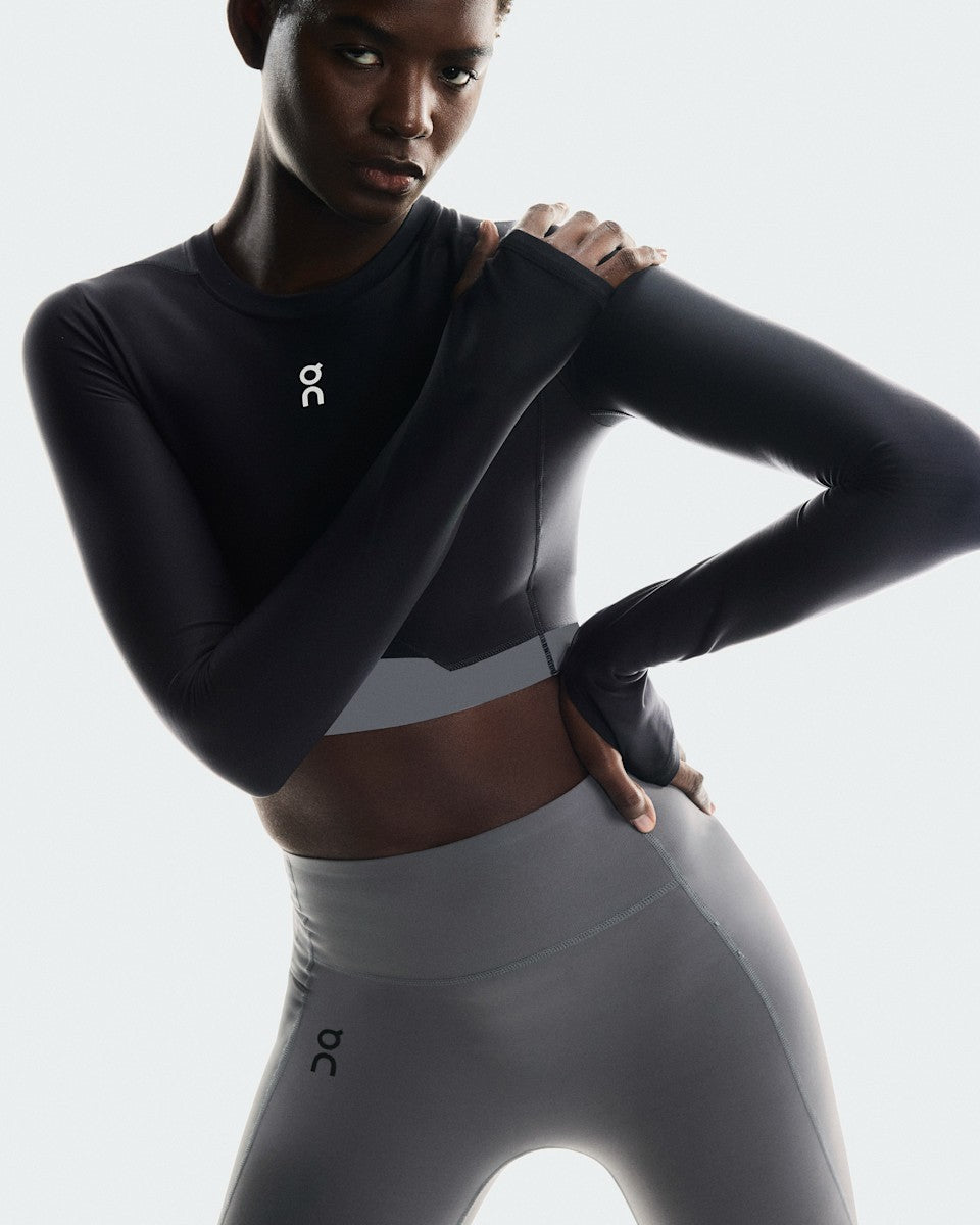On United States Discount | Women's Train Long Sleeve Crop - Black