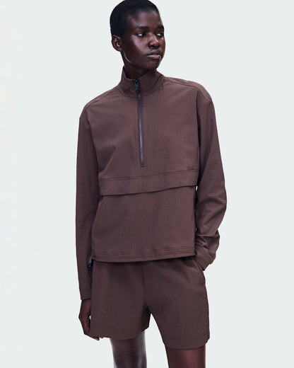 On United States Premium | Women's Courtside 1/2 Zip Eaze - Mulberry