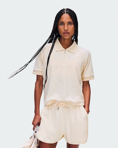 On United States Quality | Women's Courtside Shorts Terry - Chantilly