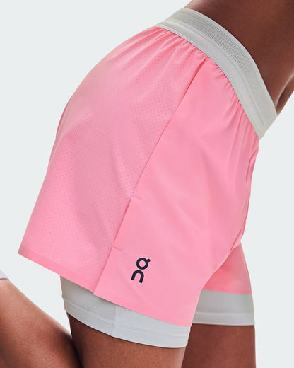 On United States Signature | Women's 3" Performance 2/1 Shorts - Magnolia/Glacier