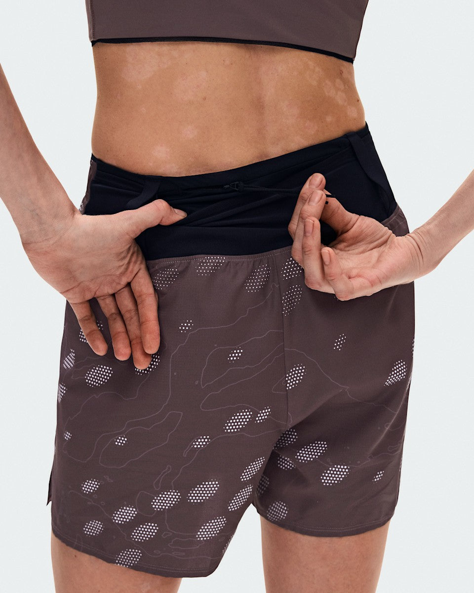 On United States Top Pick | Women's Trail Shorts - Mulberry