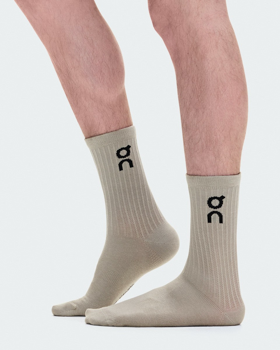 On United States Deals | Logo Sock High 3P - Hare/Brume