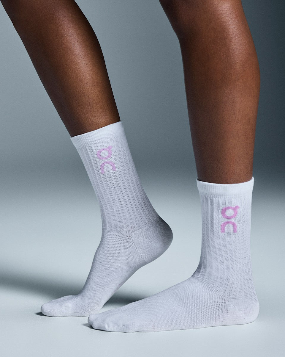 On United States Hot Sale | Logo Sock High 3P - Mauve/Raspberry
