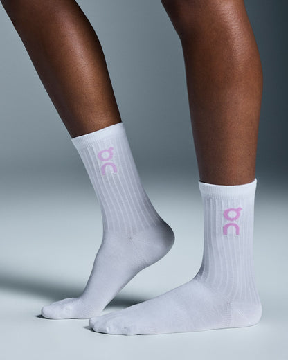 On United States Hot Sale | Logo Sock High 3P - Mauve/Raspberry