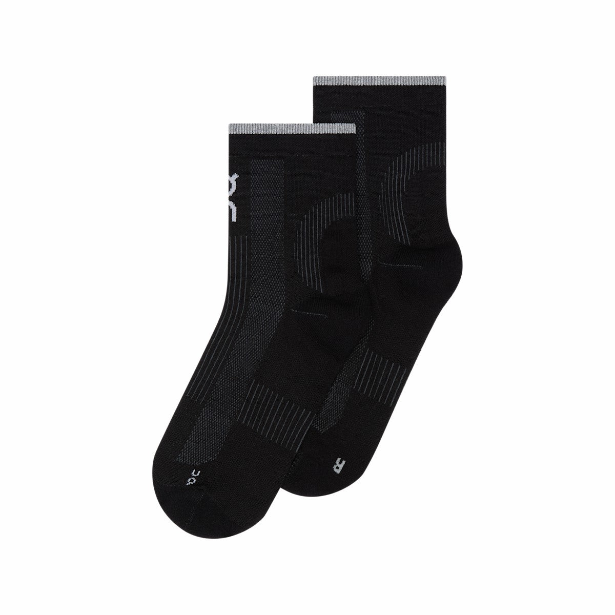 On United States Signature | Performance Run Sock Mid - White/Glacier
