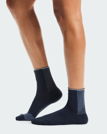 On United States Classic | Performance Run Sock Mid - Navy/Navy