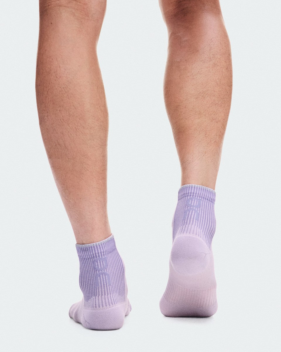 On United States Everyday | Performance Run Sock Mid - Foxglove/Mallow