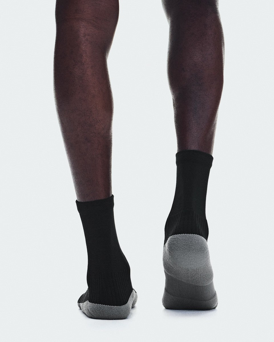 On United States Signature | Trail Sock High 2P - Black/Black