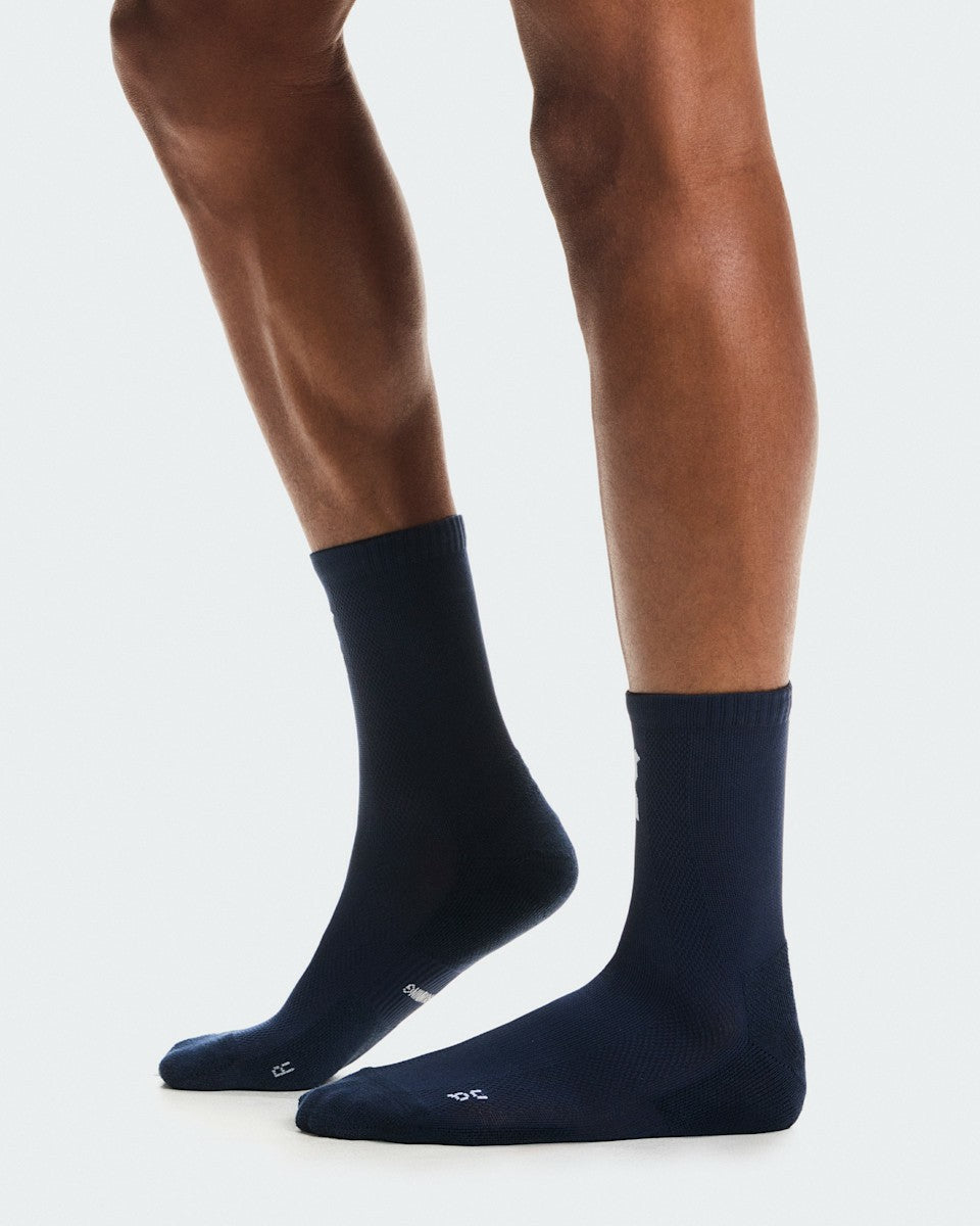 On United States Essential | Core Run Sock High 2P - Navy