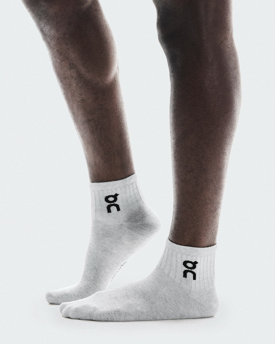 On United States Great Value | Logo Sock Mid 3P - Heather Gray