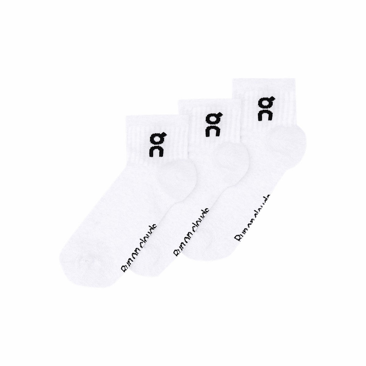 On United States Great Value | Logo Sock Mid 3P - Heather Gray
