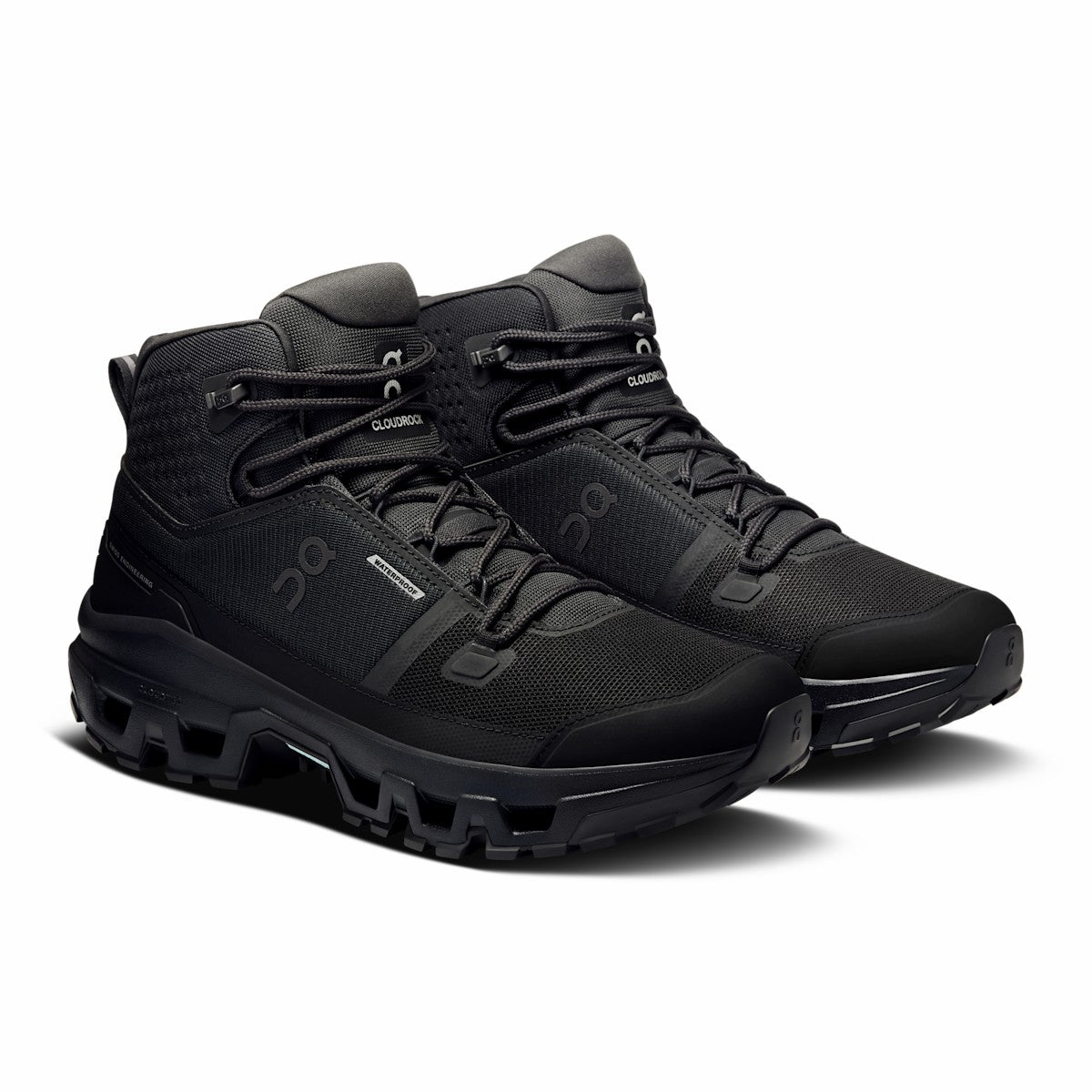 On United States Value | Men's Cloudrock Mid Waterproof - Black/Black