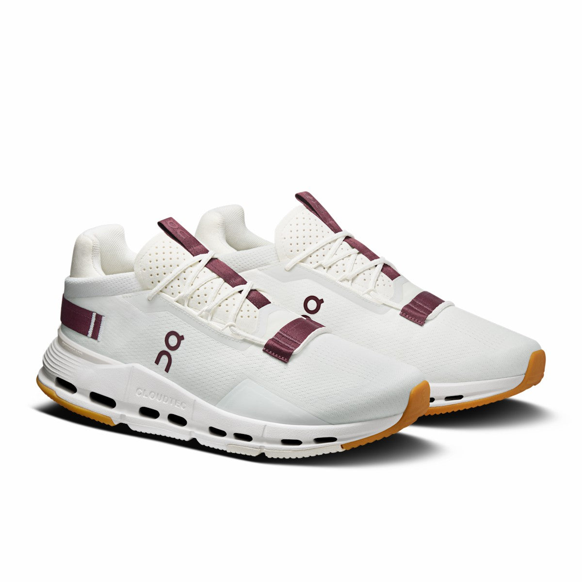 On United States New | Men's Cloudnova 2 - Ivory/Maroon