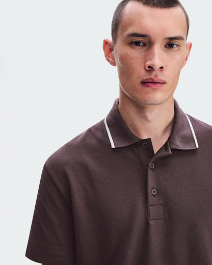 On United States Latest | Men's Courtside Polo - Mulberry