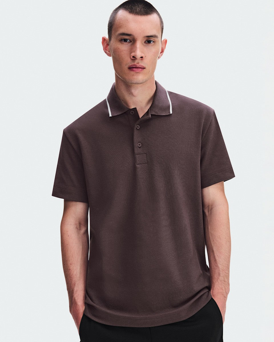 On United States Latest | Men's Courtside Polo - Mulberry