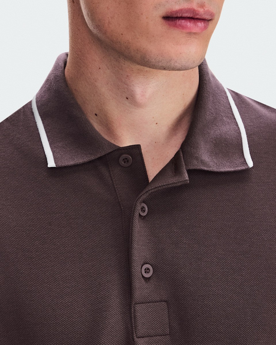 On United States Latest | Men's Courtside Polo - Mulberry