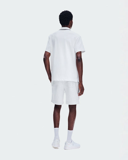 On United States Trusted | Men's Courtside Polo - All White