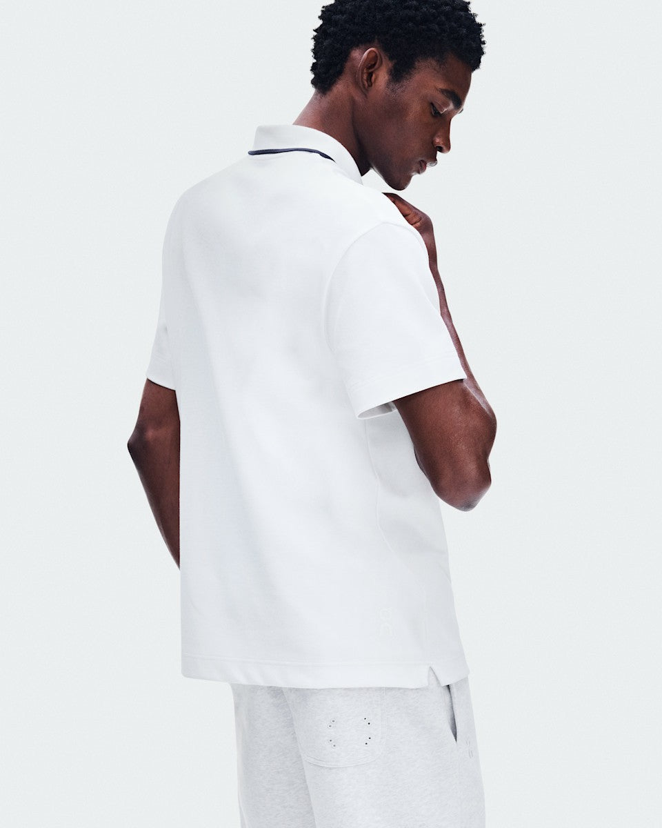 On United States Trusted | Men's Courtside Polo - All White
