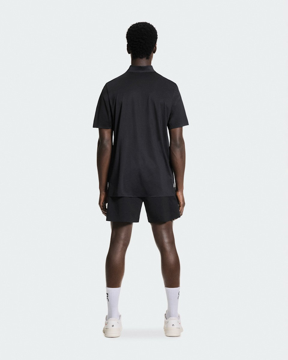 On United States Trusted | Men's Court Polo - Black