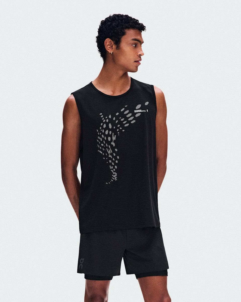 On United States Value | Men's On Run Tank - Black