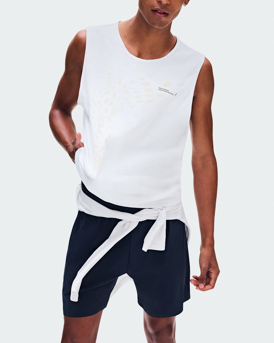 On United States Popular | Men's On Run Tank - White