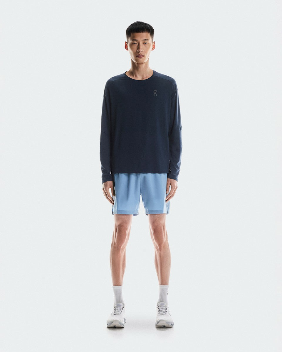 On United States Latest | Men's Performance Long-T - Navy/Black