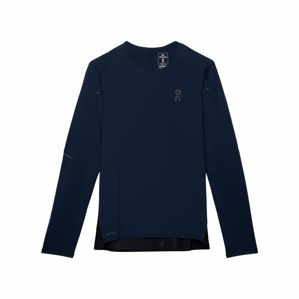 On United States Latest | Men's Performance Long-T - Navy/Black