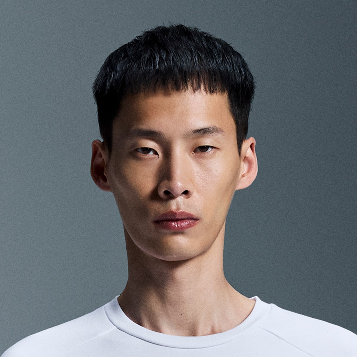 On United States Latest | Men's Performance Long-T - Navy/Black