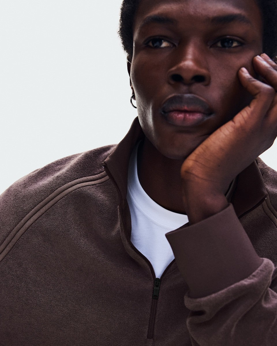On United States New | Men's Courtside Pullover Terry - Mulberry