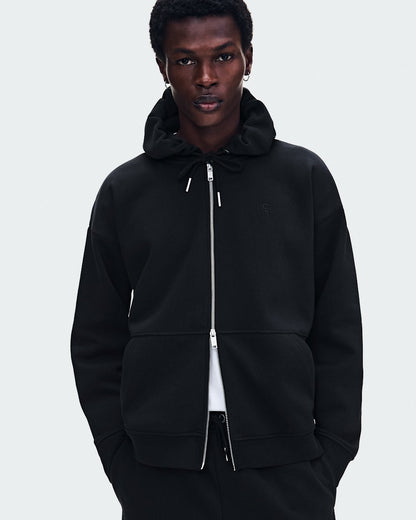 On United States Quality | Men's Club Collective Full Zip Hoodie - Black