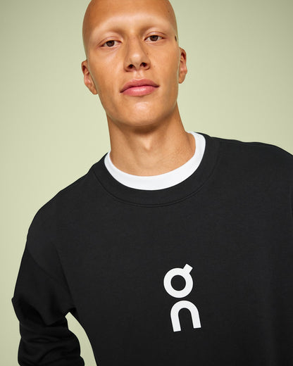 On United States Value | Men's Club Crew - Black