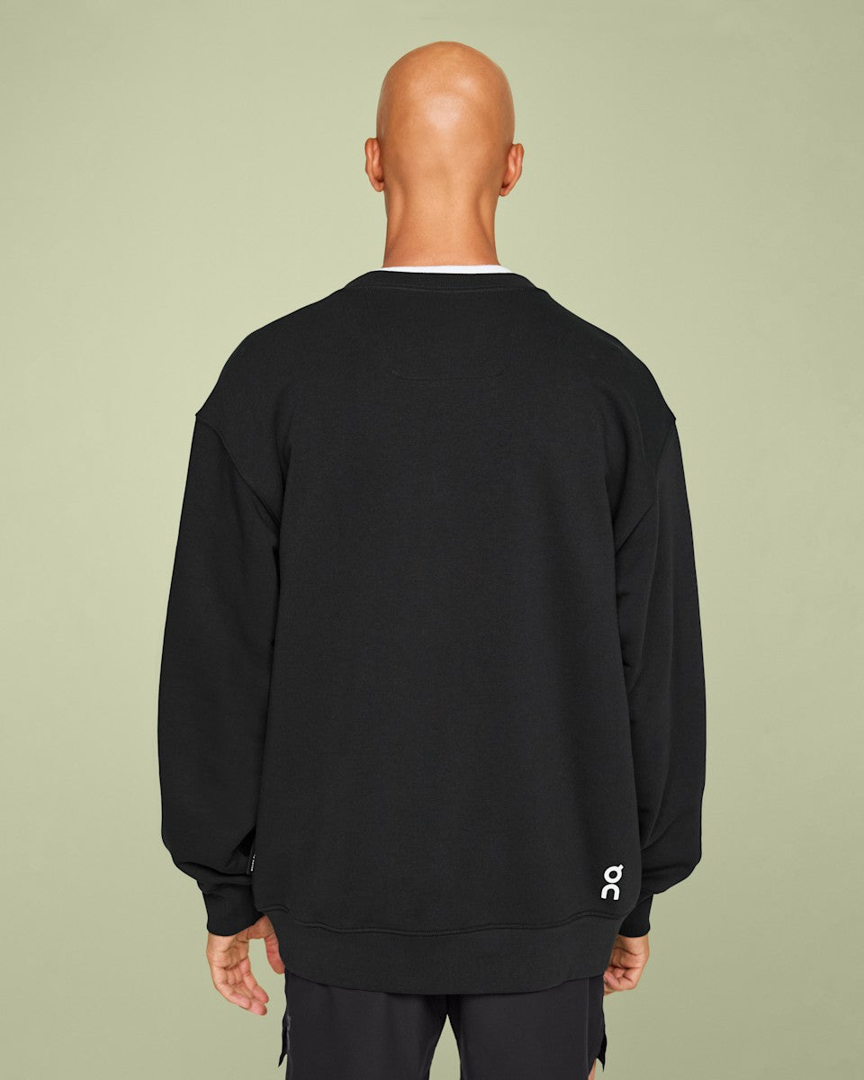 On United States Value | Men's Club Crew - Black