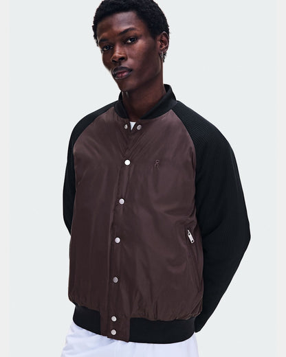 On United States Discount | Men's Courtside Bomber - Mulberry/Black