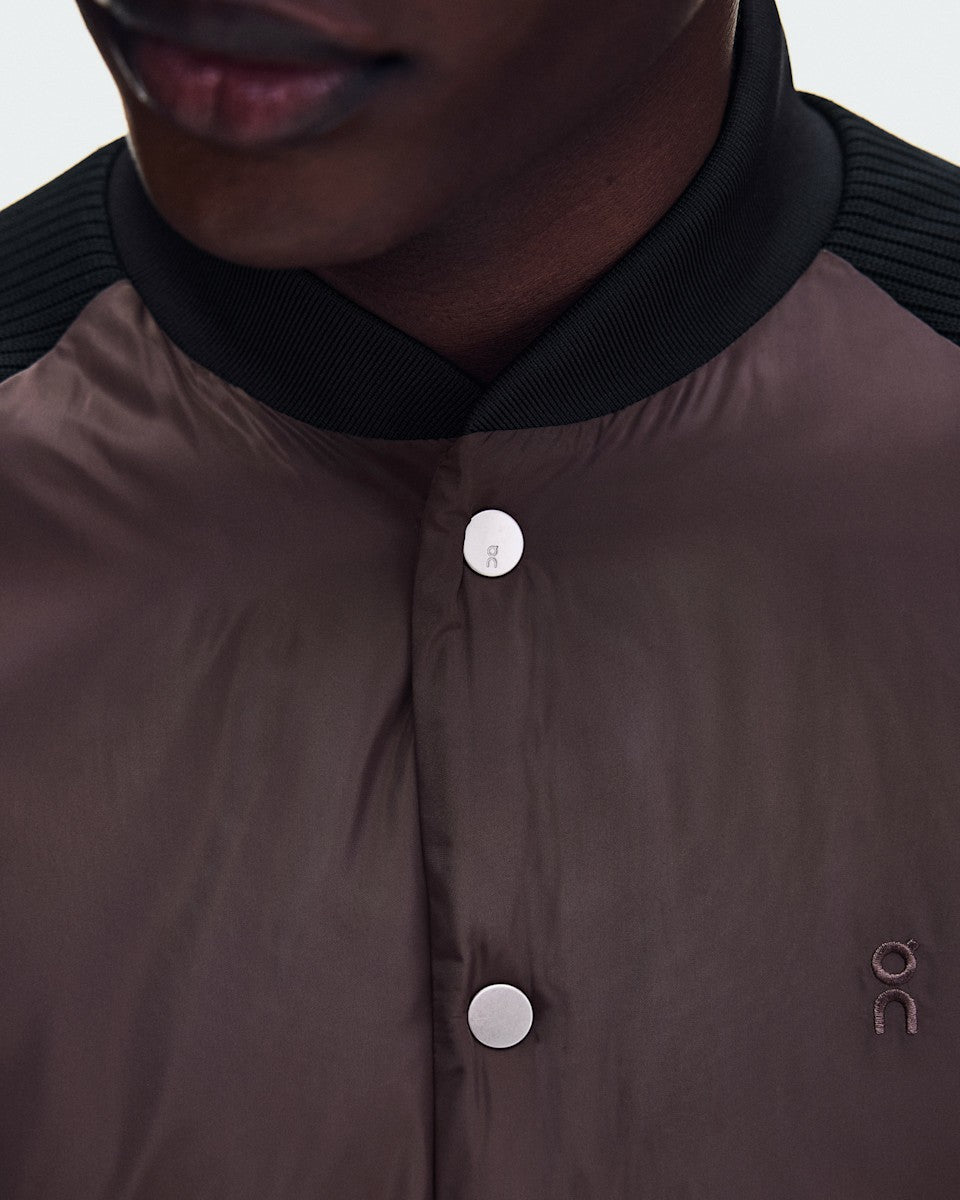 On United States Discount | Men's Courtside Bomber - Mulberry/Black