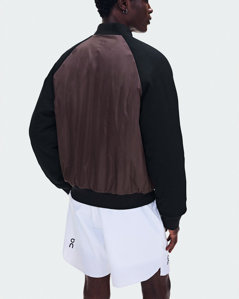 On United States Discount | Men's Courtside Bomber - Mulberry/Black
